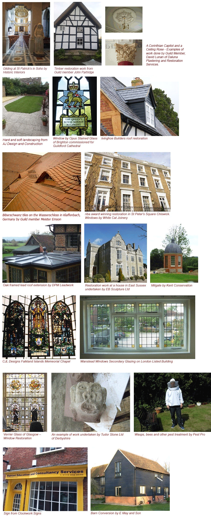 Ecclesiastical & Heritage World The Guild of Master Craftsmen Ecclesiastical & Heritage World The Guild of Master Craftsmen
