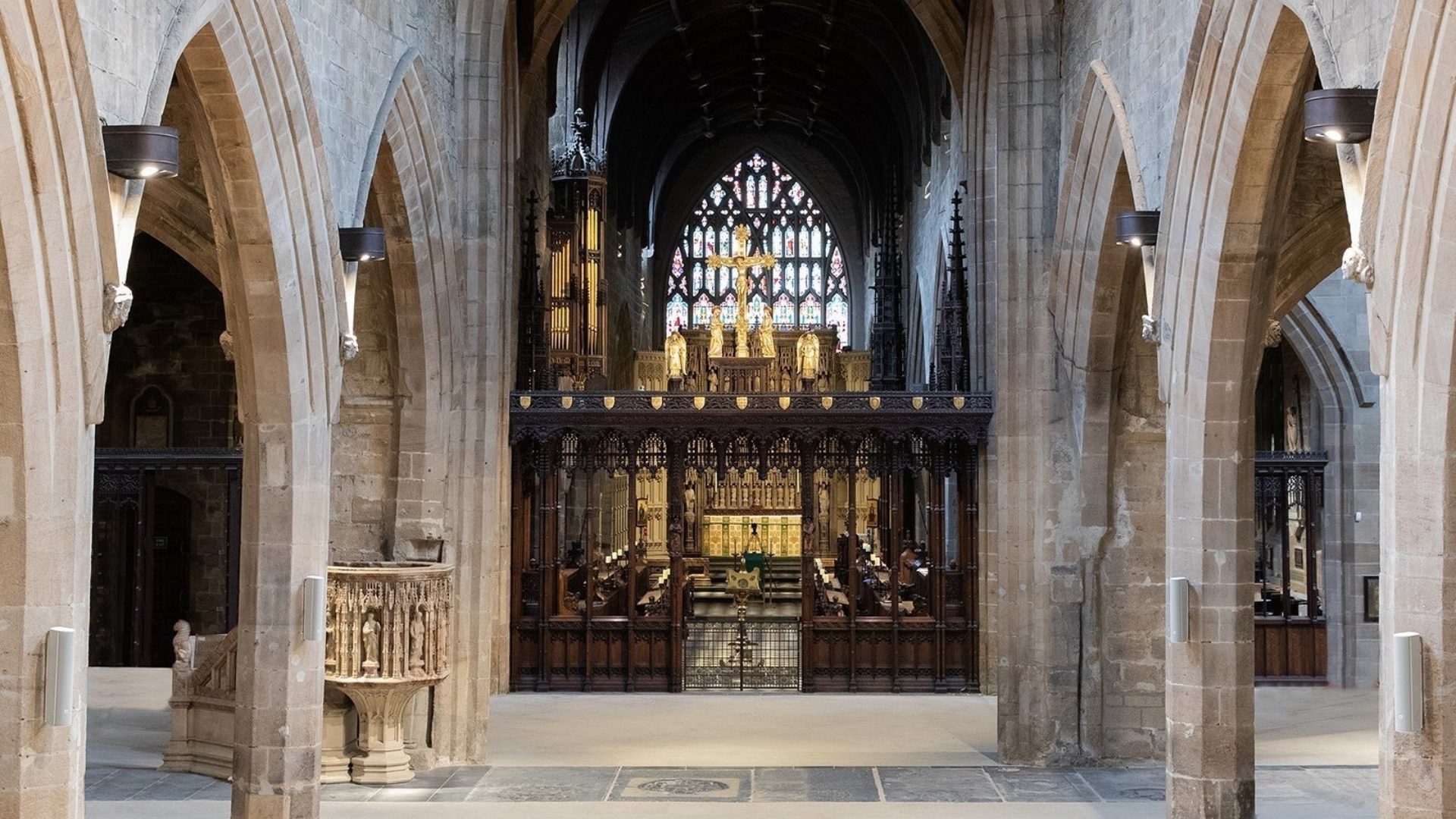 The transformed Nave Newcastle Cathedral