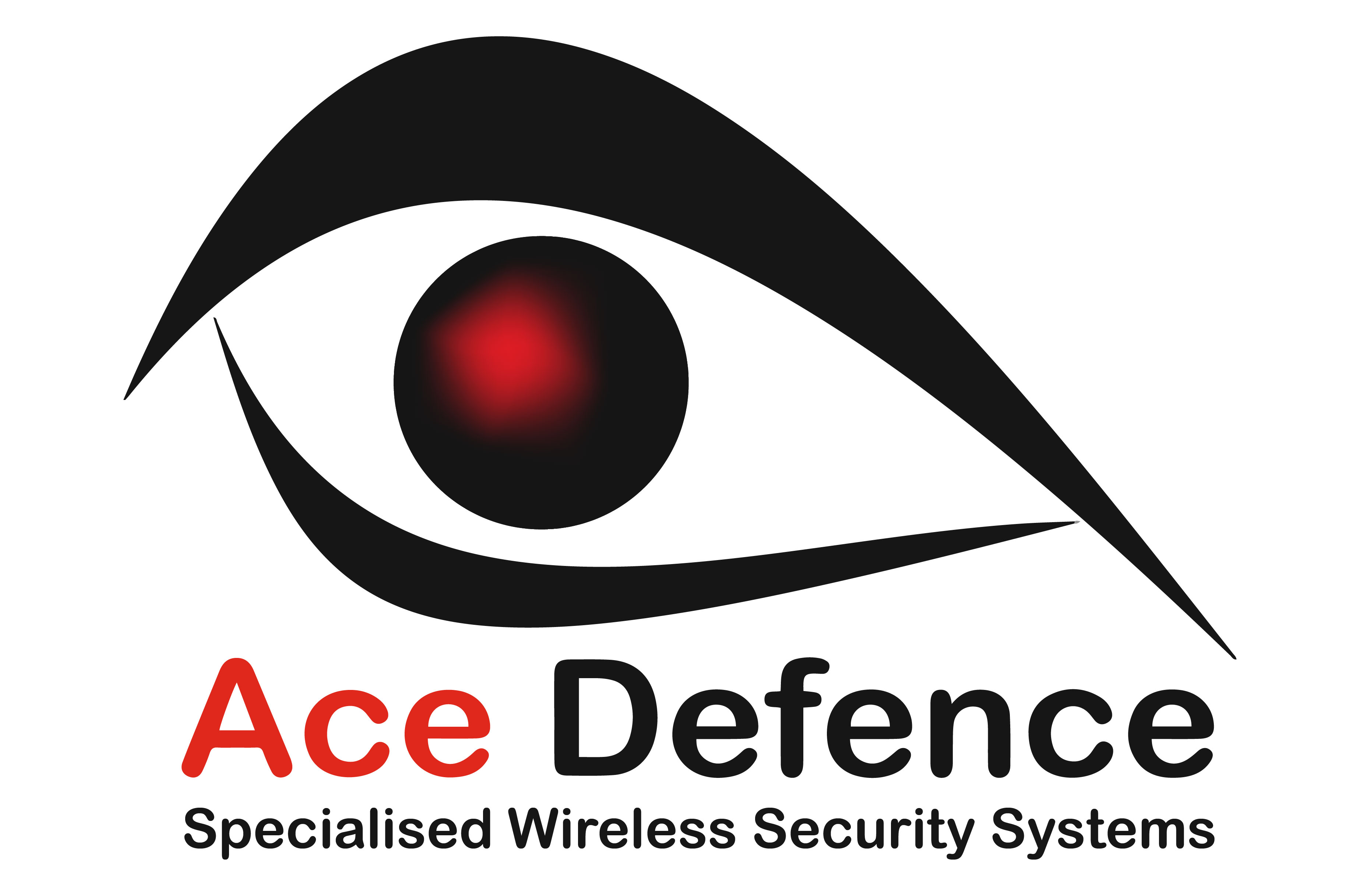 ace defence logo white