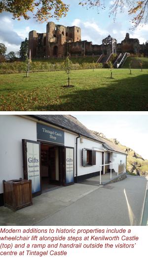 Ecclesiastical & Heritage World Kenilworth Castle and visitors centre at Tintagel